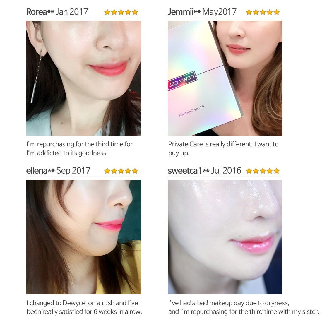 Private Care Mask Sheet by DEWY CEL at GWENCHANDA Korean Cosmetics Shop - 7