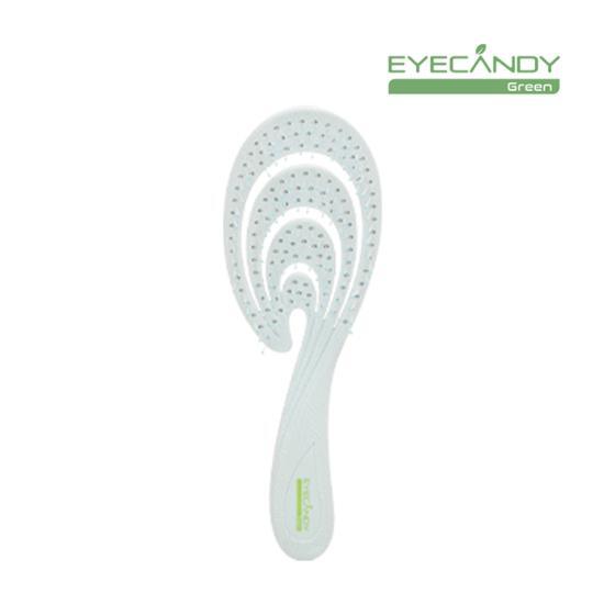 Eco-friendly Detangling Hair Brush #Coral Blue by EYECANDY at GWENCHANDA Korean Cosmetics Shop - 1