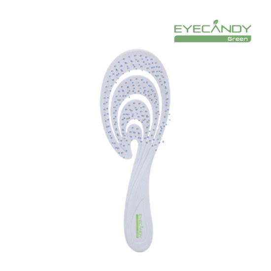 Eco-friendly Detangling Hair Brush #Coral Purple by EYECANDY at GWENCHANDA Korean Cosmetics Shop - 1