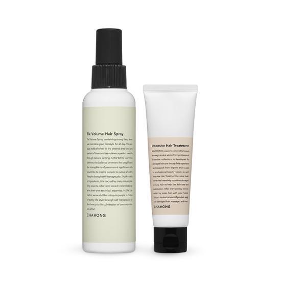 Fix Volume Hair Spray 150mL Special Set (+Treatment 50mL) by Chahong at GWENCHANDA Korean Cosmetics Shop - 1
