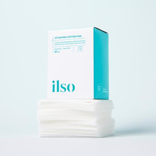1/3 Saving Cotton Pad 40P by ilso at GWENCHANDA Korean Cosmetics Shop - 1