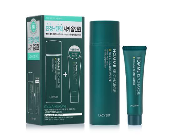 Homme Re:charge Cica All-In-One Essence by LACVERT at GWENCHANDA Korean Cosmetics Shop - 1