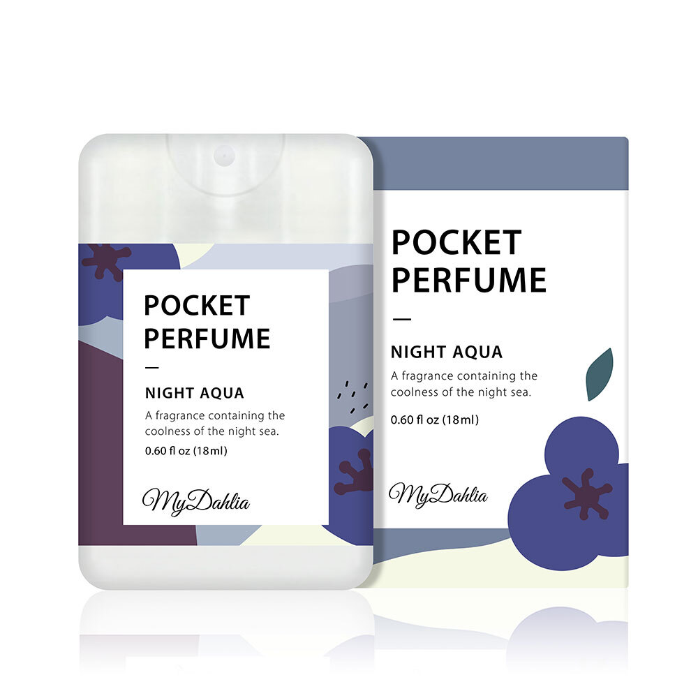 Fabric Pocket Perfume Night Aqua by DAHLIA at GWENCHANDA Korean Cosmetics Shop - 1