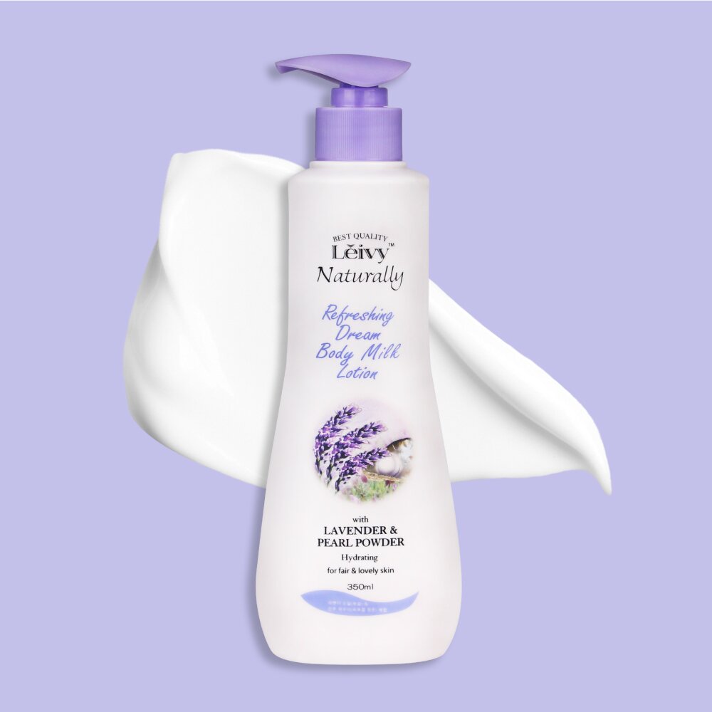 Refreshing Cream Body Milk Lotion 350mL by Leivy at GWENCHANDA Korean Cosmetics Shop - 1