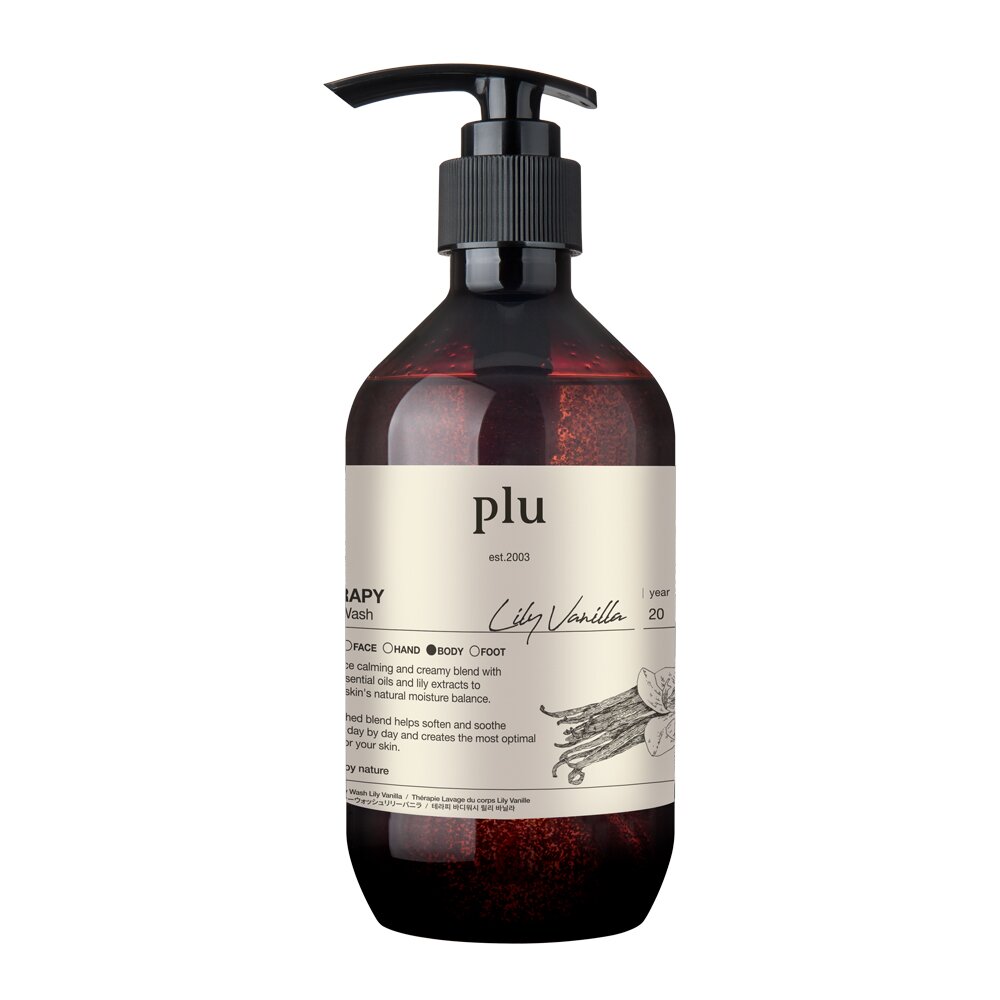 Therapy Body Wash 500g #Lily Vanilla by plu at GWENCHANDA Korean Cosmetics Shop - 2