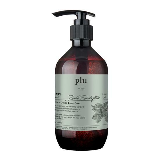 Therapy Body Wash 500g #Basil Ecalyptus by plu at GWENCHANDA Korean Cosmetics Shop - 2