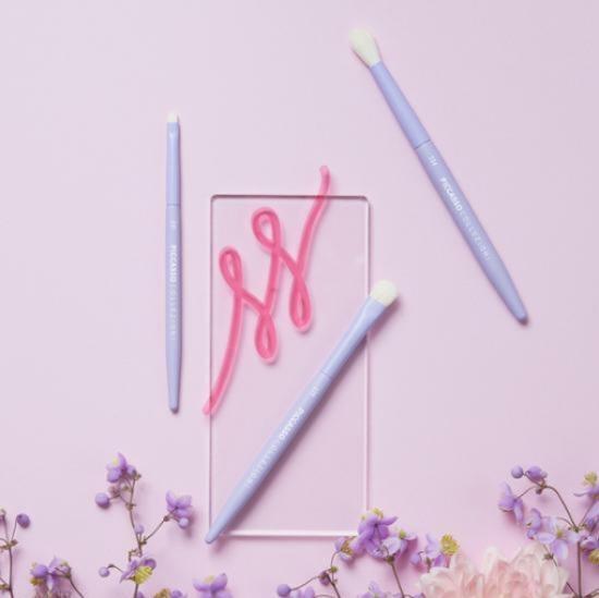 Collezioni Purple Edition 3 Types Eyeshadow Brush Set by PICCASSO at GWENCHANDA Korean Cosmetics Shop - 1