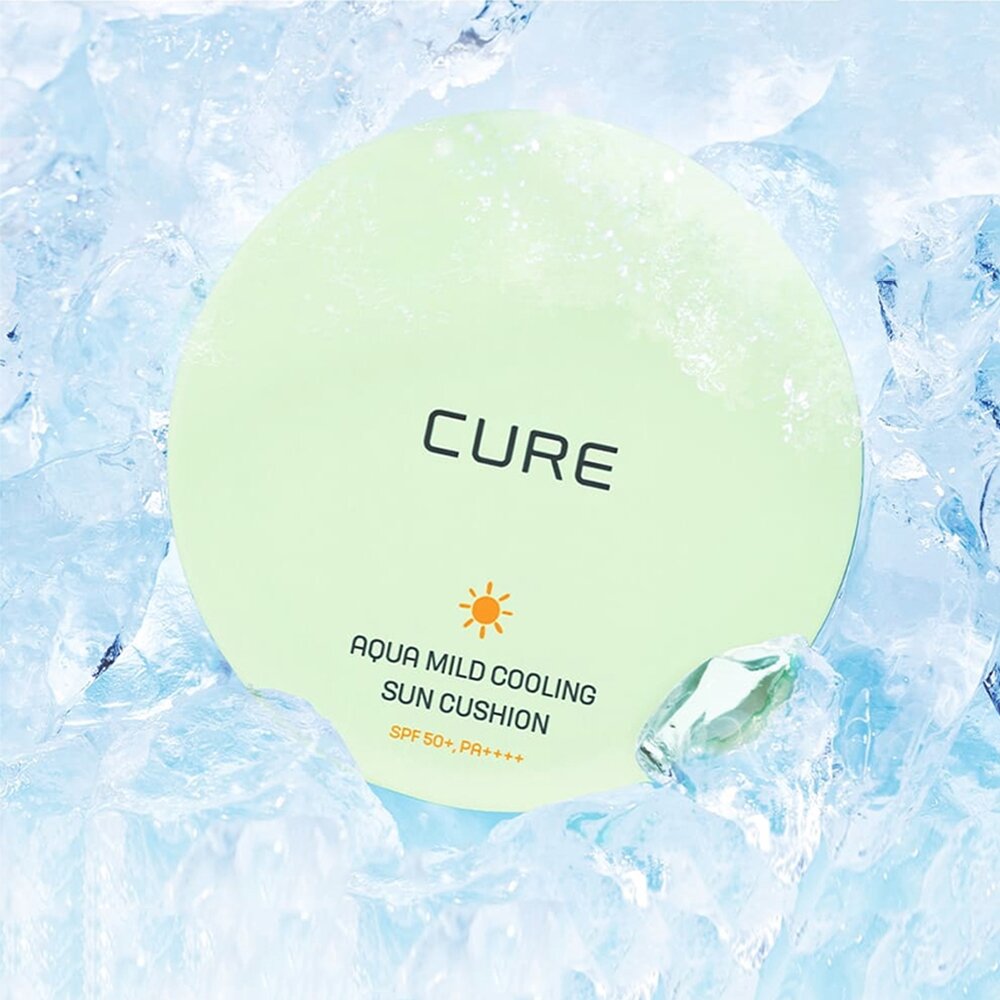 Aqua Mild Cooling Sun Cushion Special Set 25g + Refill by Cure at GWENCHANDA Korean Cosmetics Shop - 1