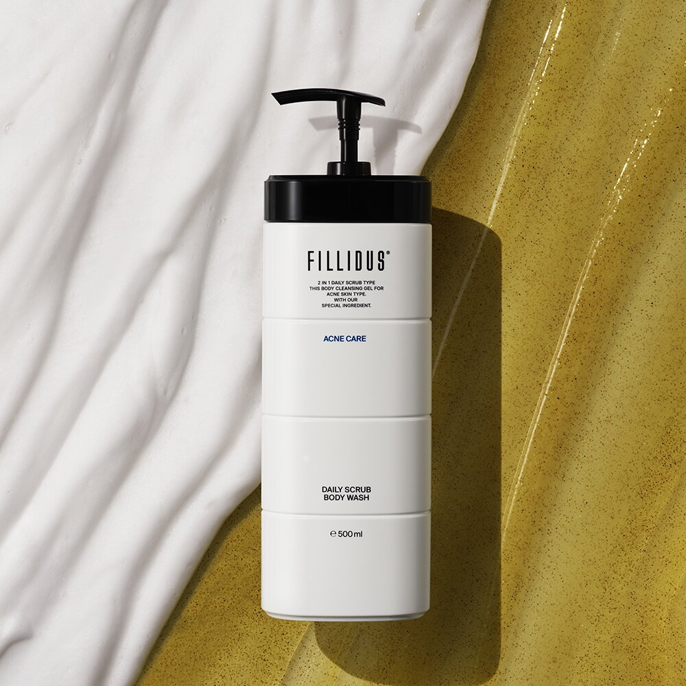 Daily Scrub Body Wash 500mL by FILLIDUS at GWENCHANDA Korean Cosmetics Shop - 1