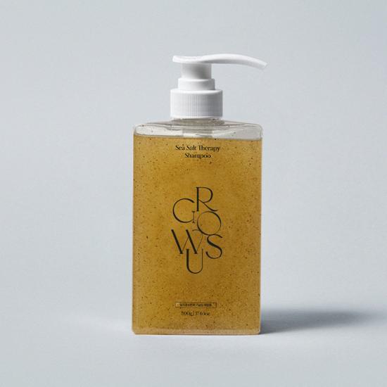 Sea Salt Therapy Shampoo 500g by growus at GWENCHANDA Korean Cosmetics Shop - 1