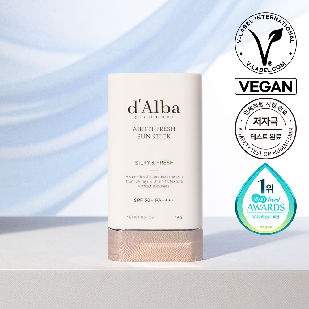Air Fit Fresh Sun Stick 19g by d'Alba at GWENCHANDA Korean Cosmetics Shop - 1