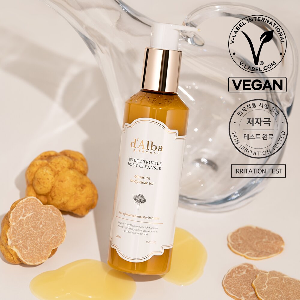White Truffle Oil Serum Body Cleanser 275mL by d'Alba at GWENCHANDA Korean Cosmetics Shop - 1