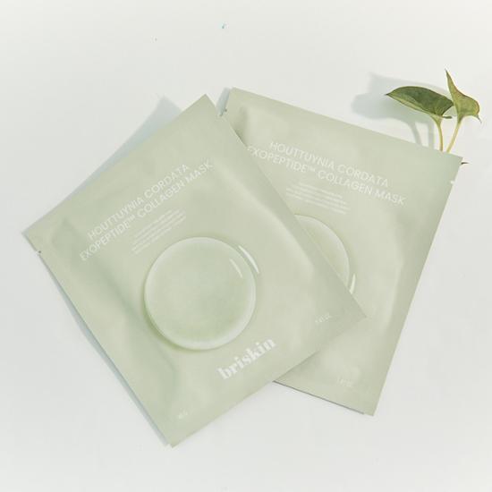 Houttuynia Cordata Exopeptide Collagen Mask Sheet 1P by briskin at GWENCHANDA Korean Cosmetics Shop - 2