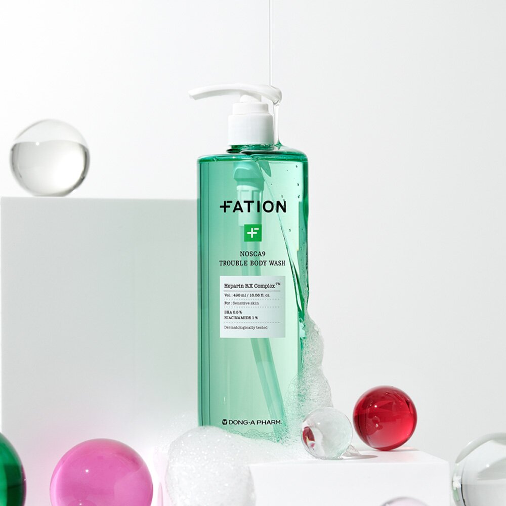 Nosca 9 Trouble Body Wash 490mL by FATION at GWENCHANDA Korean Cosmetics Shop - 1