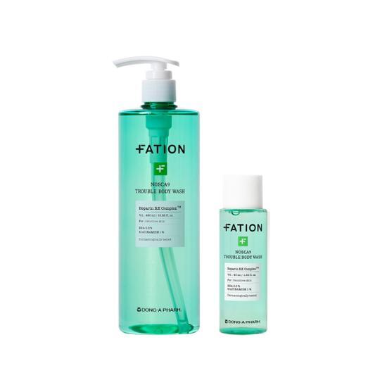 Nosca9 Trouble Body Wash 490mL Special Set (+40mL) by FATION at GWENCHANDA Korean Cosmetics Shop - 1