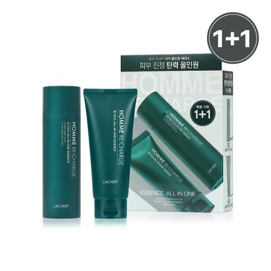 Homme Re:charge Cica All-In-One Essence 1+1 Set by LACVERT at GWENCHANDA Korean Cosmetics Shop - 1