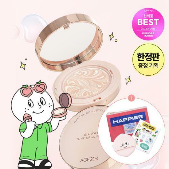Glow-Fit Tone Up Sun Pact 12.5g Refill Set by AGE 20's at GWENCHANDA Korean Cosmetics Shop - 1