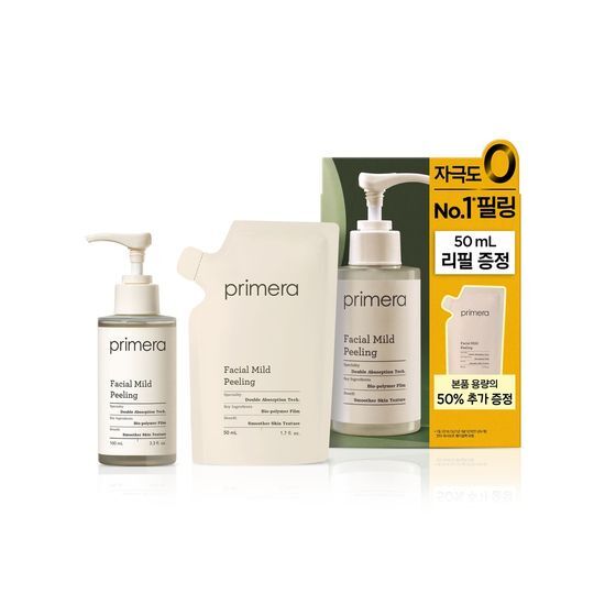 Facial Mild Peeling 100mL Special Set (+Peeling Refill) by Primera at GWENCHANDA Korean Cosmetics Shop - 1