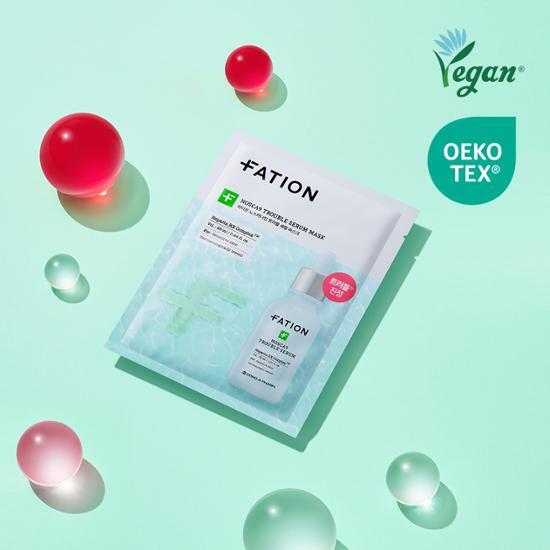 Nosca9 Trouble Serum Mask Sheet 4ea Set (+1ea) by FATION at GWENCHANDA Korean Cosmetics Shop - 2