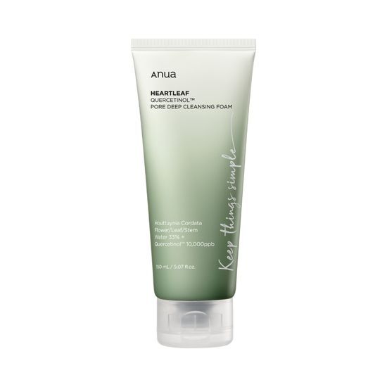 Heartleaf Quercetinol Pore Deep Cleansing Foam 150ml by Anua at GWENCHANDA Korean Cosmetics Shop - 4