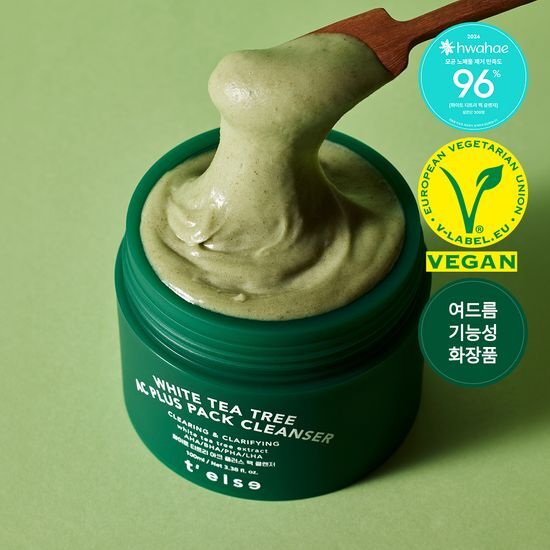 White Tea Tree AC Plus Pack Cleanser 100ml by Telse at GWENCHANDA Korean Cosmetics Shop - 1