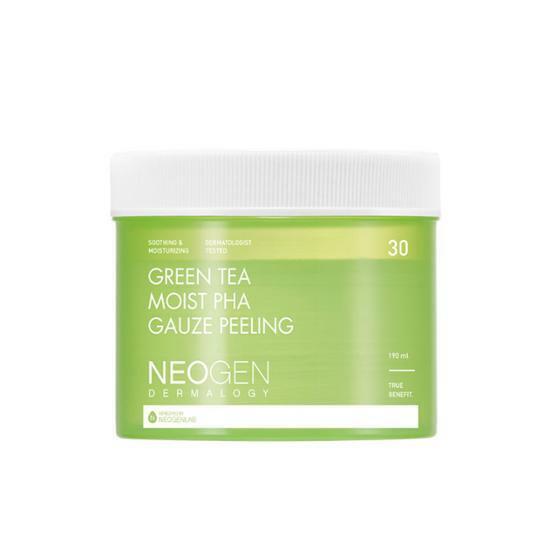 Dermalogy Green Tea Moist PHA Gauze Peeling 30 Sheets by Neogen at GWENCHANDA Korean Cosmetics Shop - 4