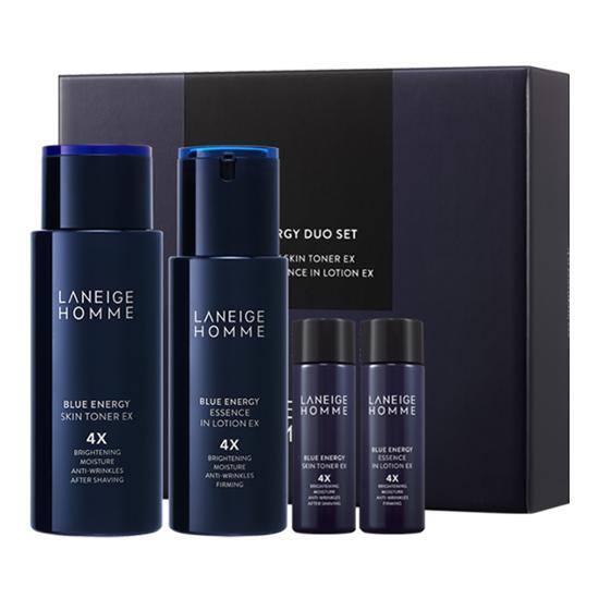 HOMME Blue Energy EX Duo Set by LANEIGE at GWENCHANDA Korean Cosmetics Shop - 1