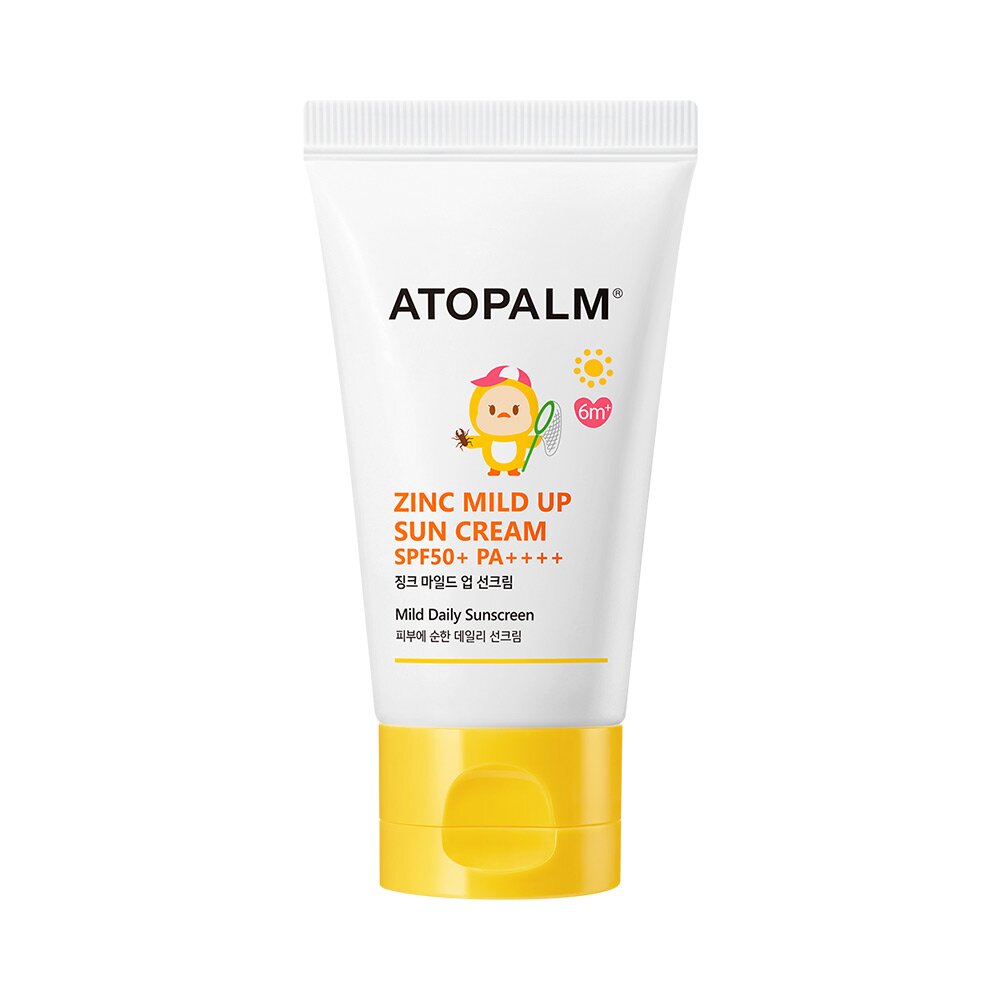 Zinc Mild Up Sun Cream 65g Special Offer by Atopalm at GWENCHANDA Korean Cosmetics Shop - 3