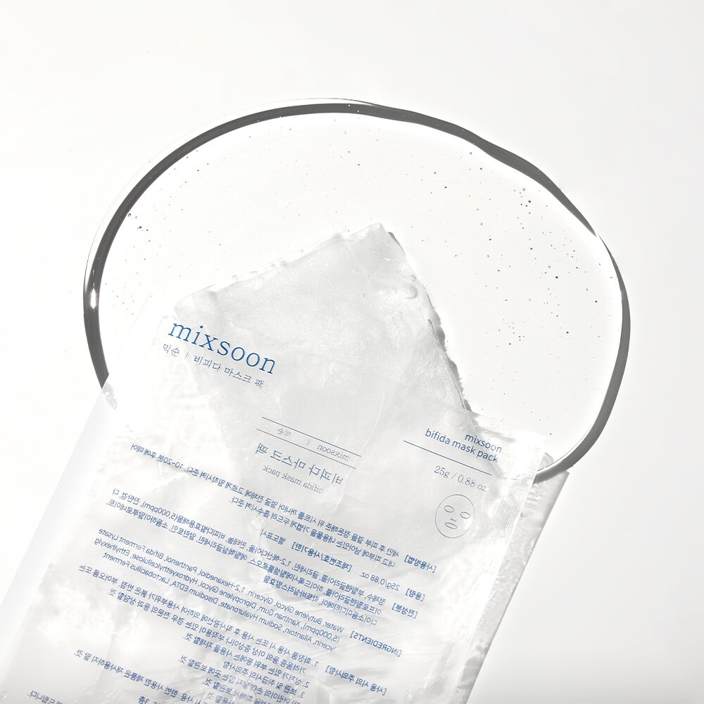 Bifida Mask Sheet 1EA by mixsoon at GWENCHANDA Korean Cosmetics Shop - 1