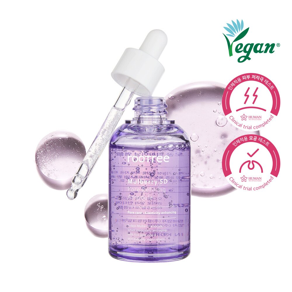 Mulberry 5D Pore Refining Ampoule 50mL by rooTree at GWENCHANDA Korean Cosmetics Shop - 2