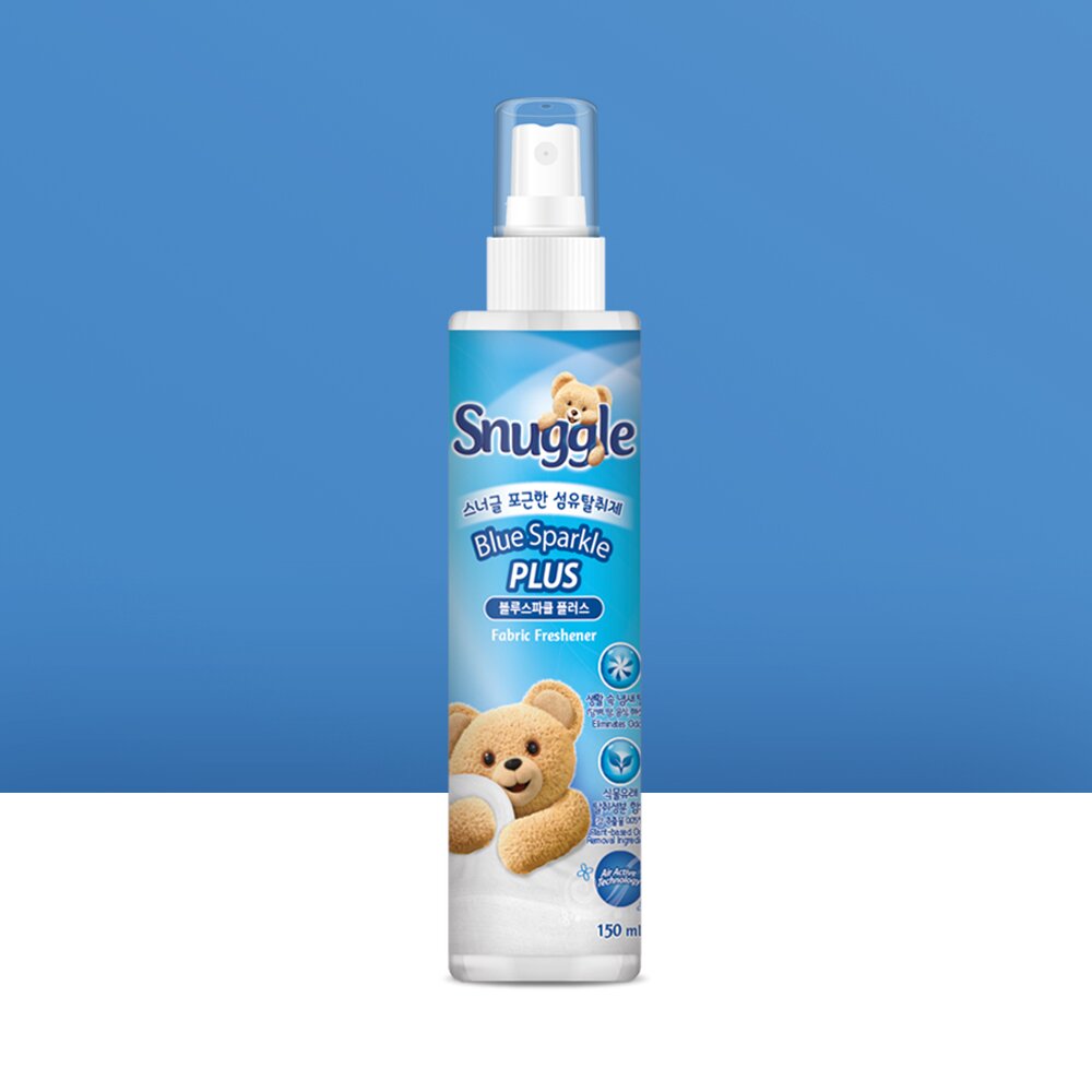Fabric Freshener Blue Sparkle Plus 150mL by snuggle at GWENCHANDA Korean Cosmetics Shop - 1