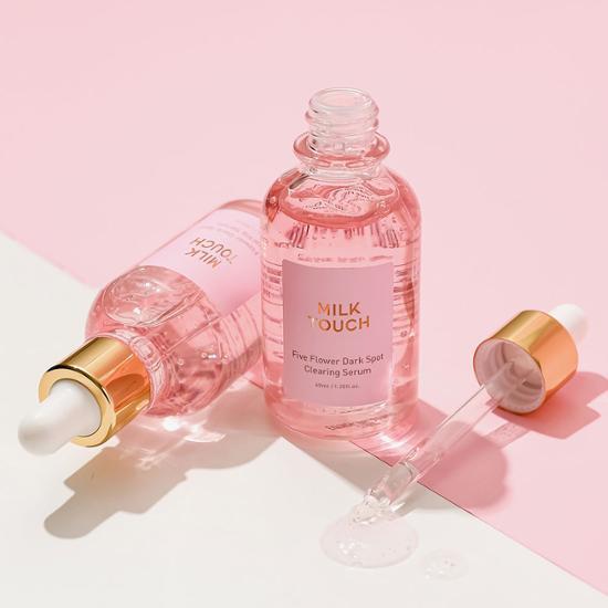 Five Flower Dark Spot Clearing Serum 40mL by MilkTouch at GWENCHANDA Korean Cosmetics Shop - 1