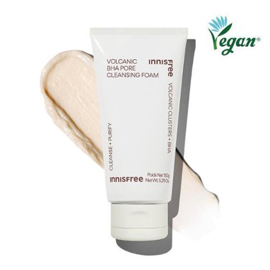 Volcanic BHA Pore Cleansing Foam 150g by INNISFREE at GWENCHANDA Korean Cosmetics Shop - 1