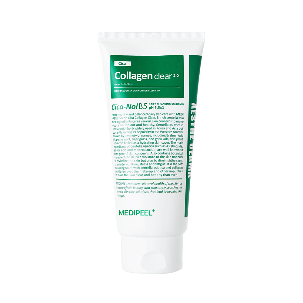 Green Cica Collagen Clear Foam 2.0 by MEDI-PEEL at GWENCHANDA Korean Cosmetics Shop - 3