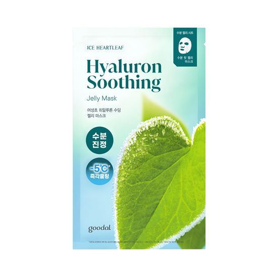 Heartleaf Hyaluron Soothing Jelly Mask Sheet 1ea by goodal at GWENCHANDA Korean Cosmetics Shop - 1