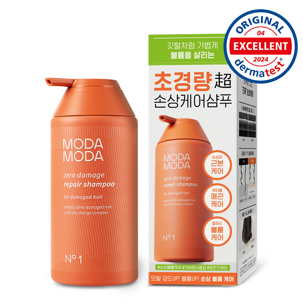 Zero Damage Repair Shampoo 500g by MODAMODA at GWENCHANDA Korean Cosmetics Shop - 1