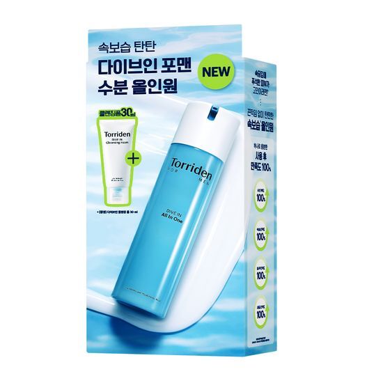 Dive In For Men Low Molecular Hyaluronic Acid All In One 200g Set (+Cleansing Foam 30ml) by Torriden at GWENCHANDA Korean Cosmetics Shop - 3