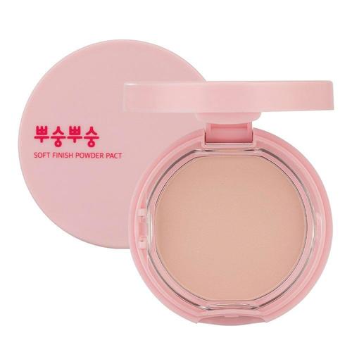 Soft Finish Powder Pact 9g by Me factory at GWENCHANDA Korean Cosmetics Shop - 1