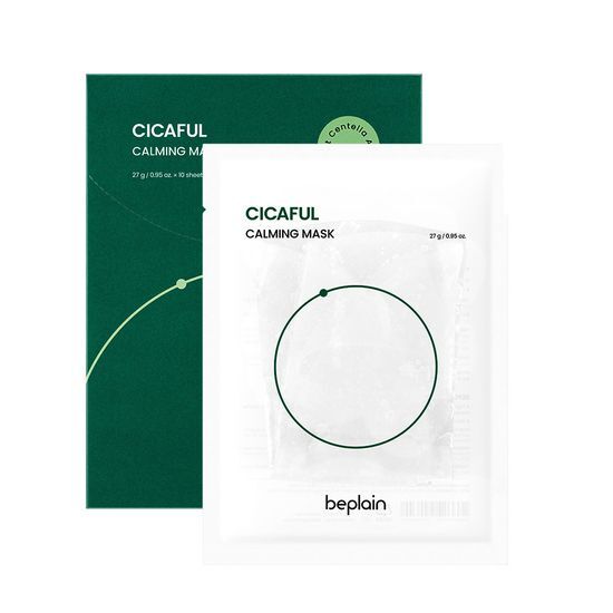 Cicaful Calming Mask Sheet 10 Sheets by beplain at GWENCHANDA Korean Cosmetics Shop - 2