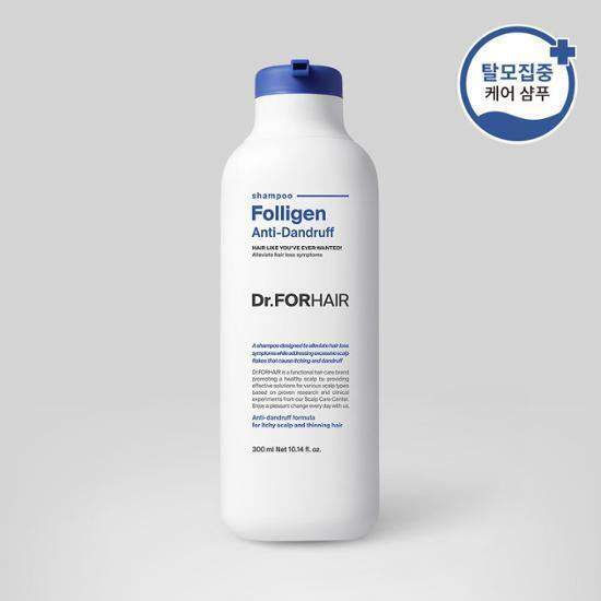 Folligen Anti-Dandruff Shampoo 300mL by Dr.forhair at GWENCHANDA Korean Cosmetics Shop - 2