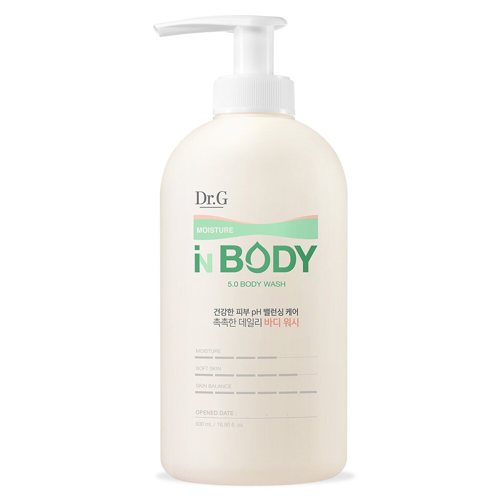 Moisture In Body 5.0 Body Body Wash 500mL by Dr.G at GWENCHANDA Korean Cosmetics Shop - 1