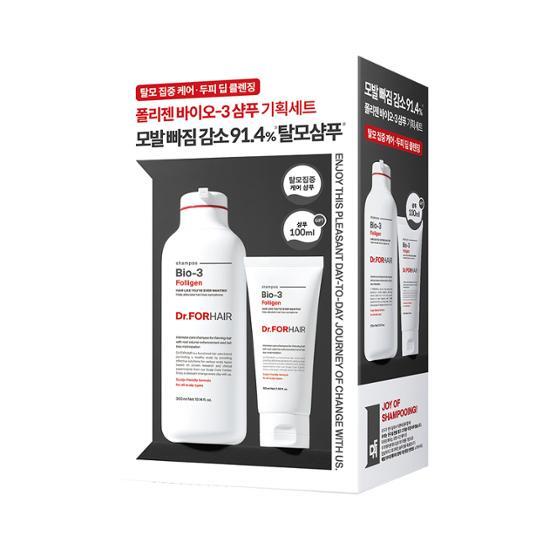 Folligen Bio-3 Shampoo 300mL +100mL Special Set by Dr.forhair at GWENCHANDA Korean Cosmetics Shop - 3