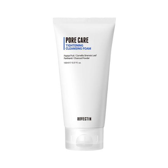 Pore Care Tightening Cleansing Foam 150ml by ROVECTIN at GWENCHANDA Korean Cosmetics Shop - 1