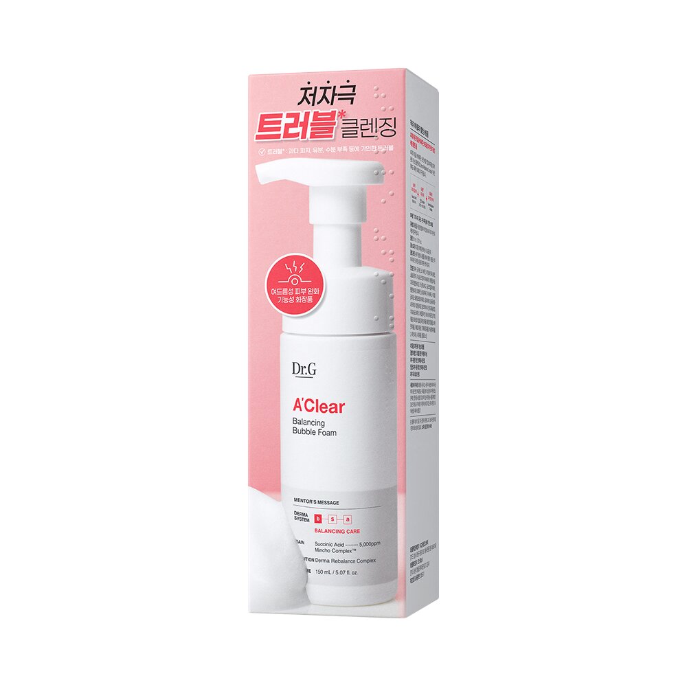 A' Clear Balancing Bubble Foam 150mL by Dr.G at GWENCHANDA Korean Cosmetics Shop - 2