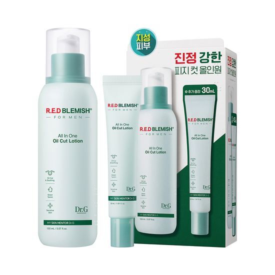 Red Blemish For Men All In One Oil Cut Lotion 150mL + 30mL Special Set by Dr.G at GWENCHANDA Korean Cosmetics Shop - 1