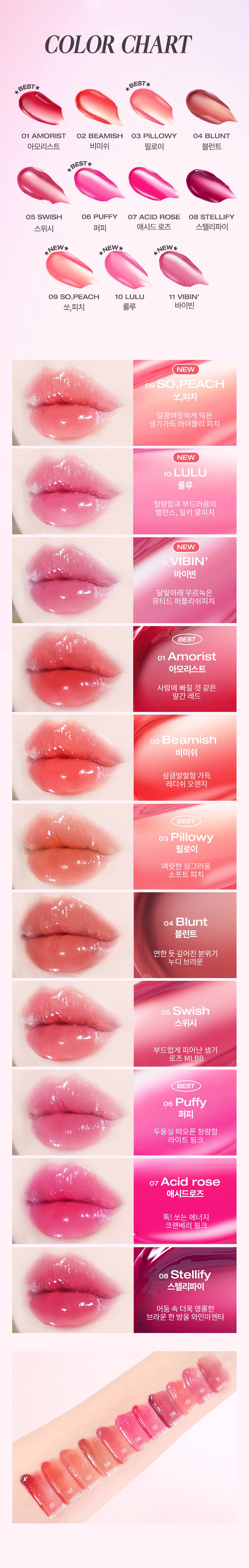 Heart Crush Bare Glaze Tint 3g by Holika Holika at GWENCHANDA Korean Cosmetics Shop - 1