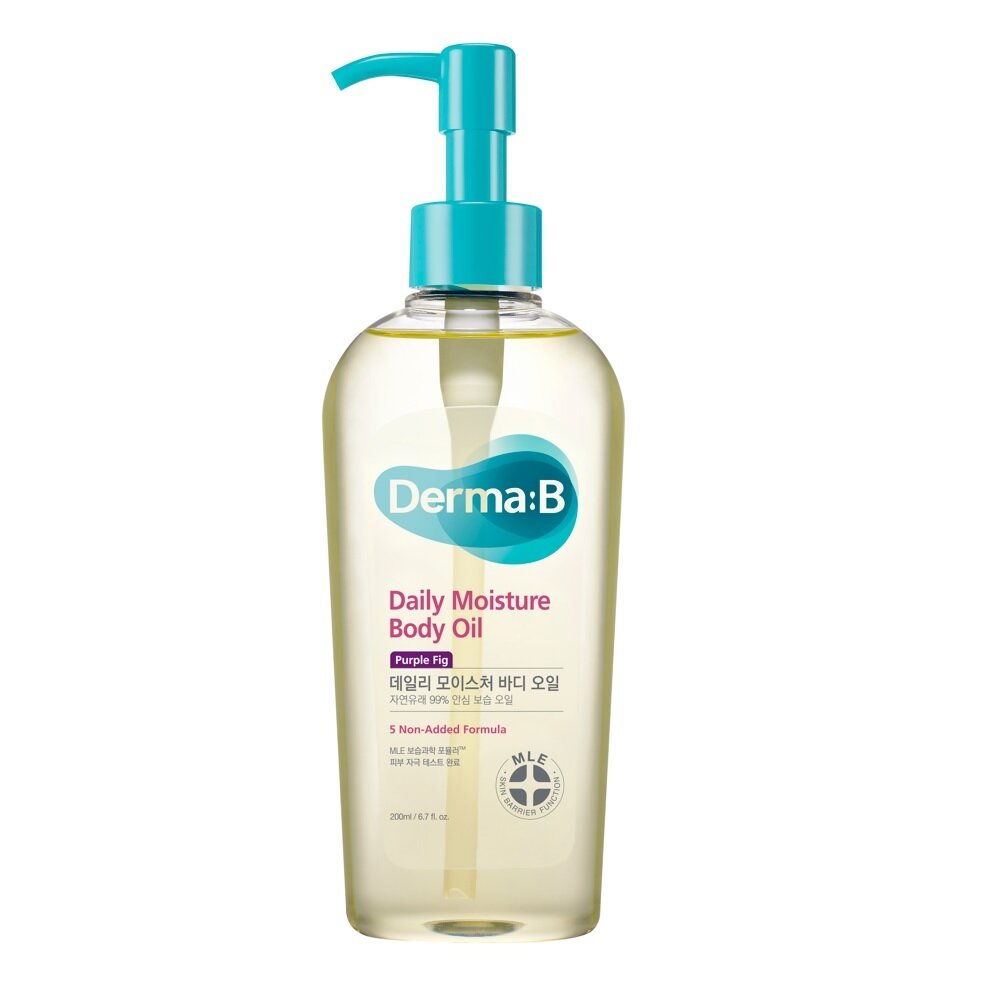 Daily Moisture Body Oil 200mL (Purple Fig) by Derma B at GWENCHANDA Korean Cosmetics Shop - 1
