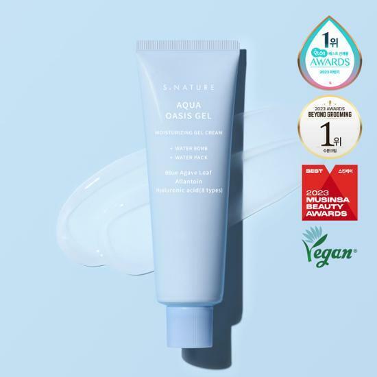 Aqua Oasis Gel Moisturizing Gel Cream 90mL by S.NATURE at GWENCHANDA Korean Cosmetics Shop - 4