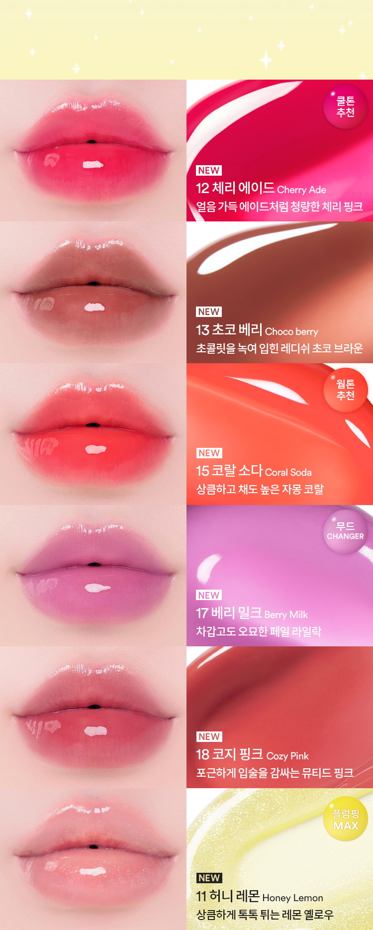 Juicy Berry Plumping Lip Oil Glam Max 4g by TOCOBO at GWENCHANDA Korean Cosmetics Shop - 1