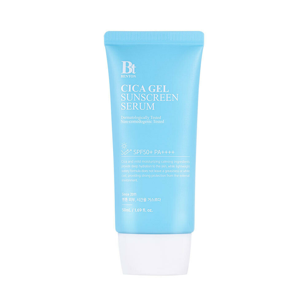 Cica Gel Sunscreen Serum 50ml by BENTON at GWENCHANDA Korean Cosmetics Shop - 4